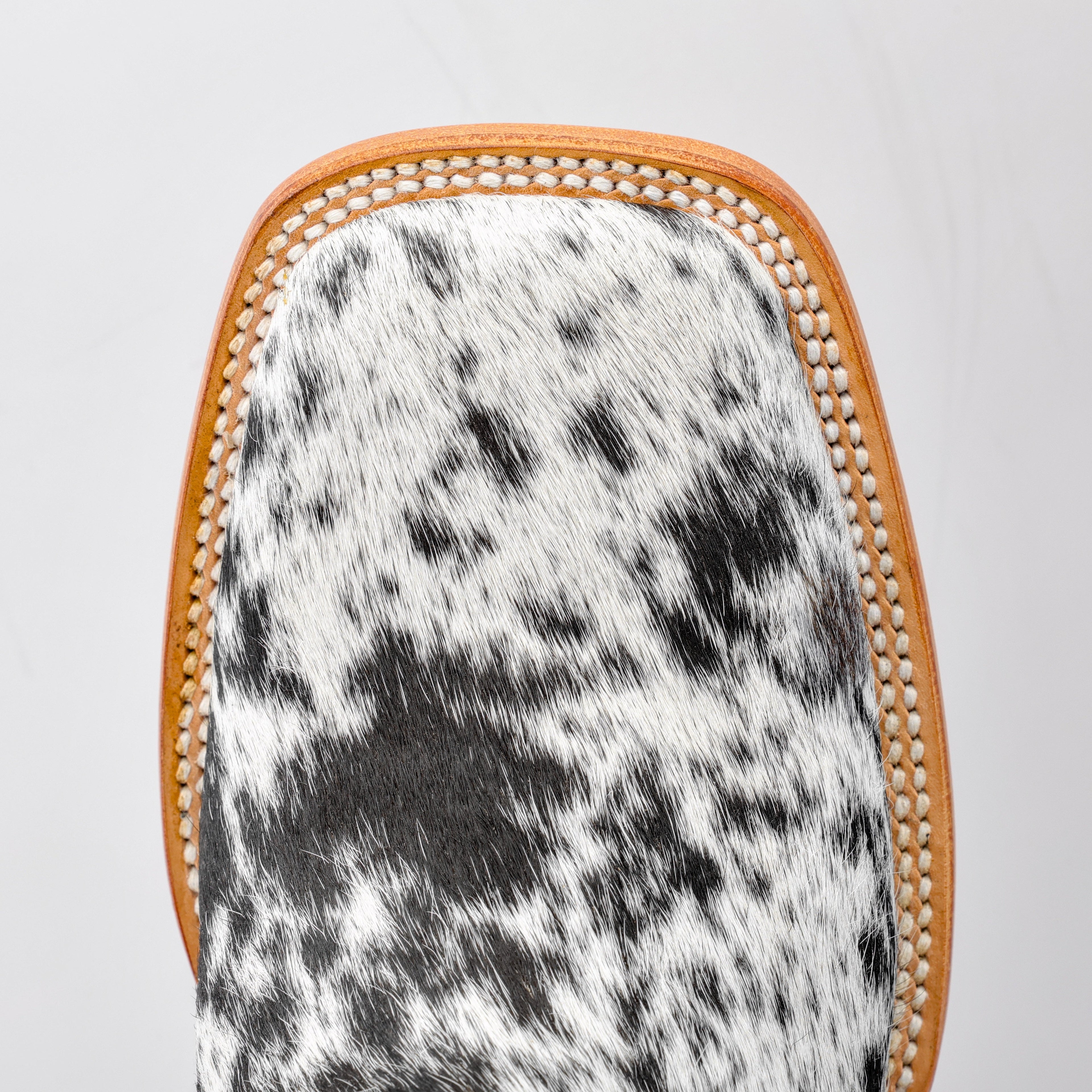 Genuine Cowhide Boots - Square Toe