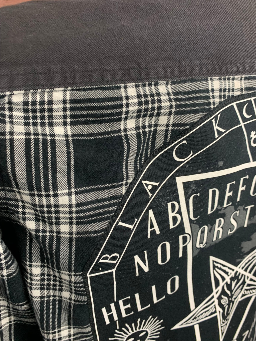 Blackcraft Cult Plaid Button Down Shirt Custom Rework Large