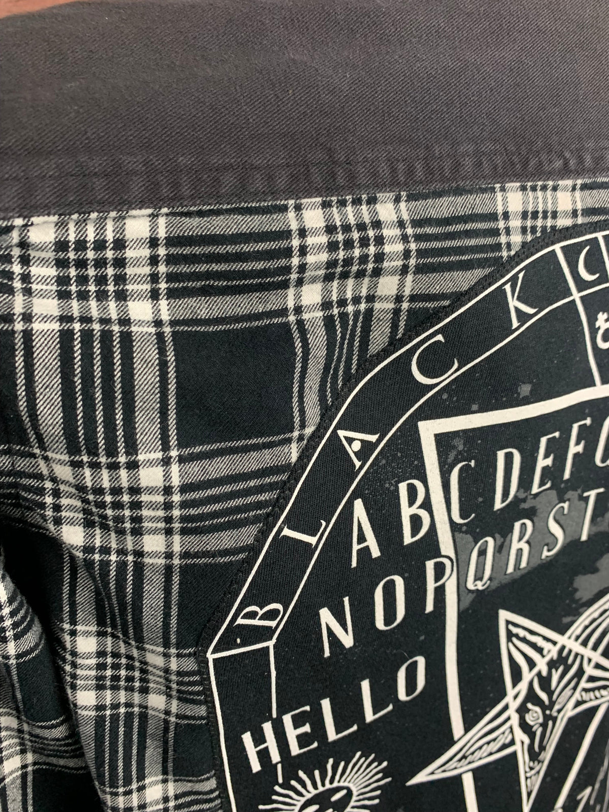 Blackcraft Cult Plaid Button Down Shirt Custom Rework Large