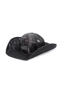 USA FLAG: GRAY AND BLACK COWBOY SNAPBACK: 6 PANEL