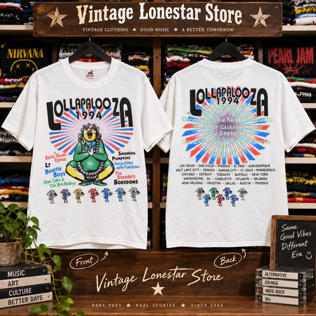 Vintage Lollapalooza 90s Tour T-Shirt