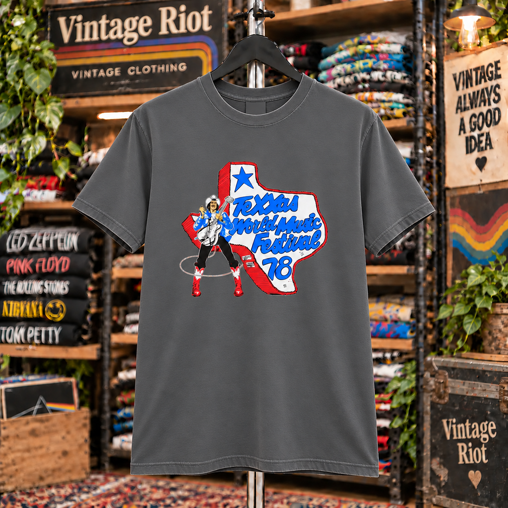 Vintage 1978 Texxas Jam T-Shirt — The First Chapter