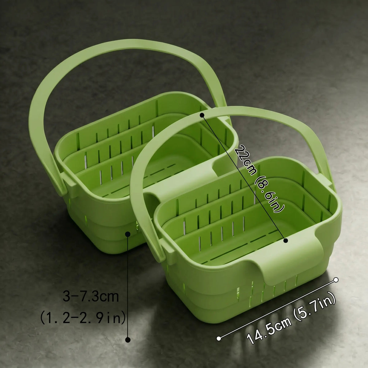 ELMPORCH™ Kitchen Sink Strainer Drain Rack Filter Food Catcher Trash Catcher for Garbage Leftovers Efficient Strainer Solution Hands-Free Mess-Free Fast Drainage No Clogs No-Drill Easy Install Compact Space-Saving Super Easy to Clean - Utensils, Basket