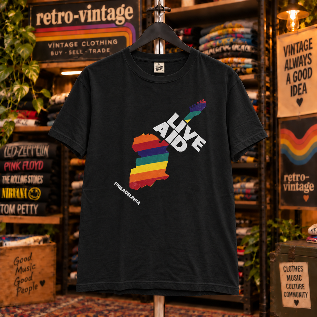 Live Aid 1985 Official Concert T-Shirt