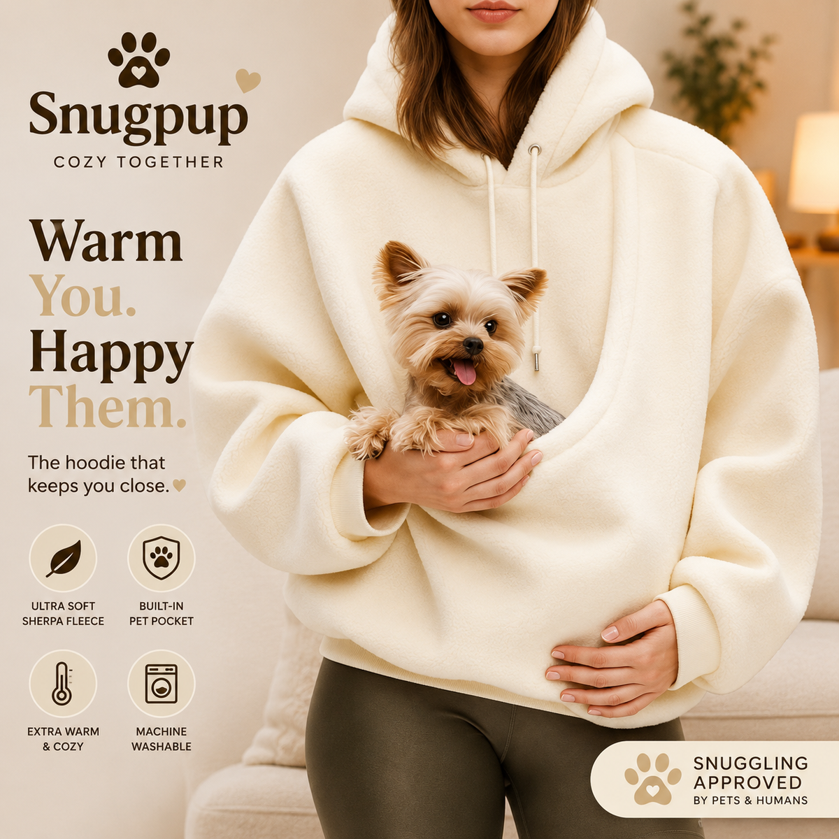 SNUGPUP Pouch Hoodie