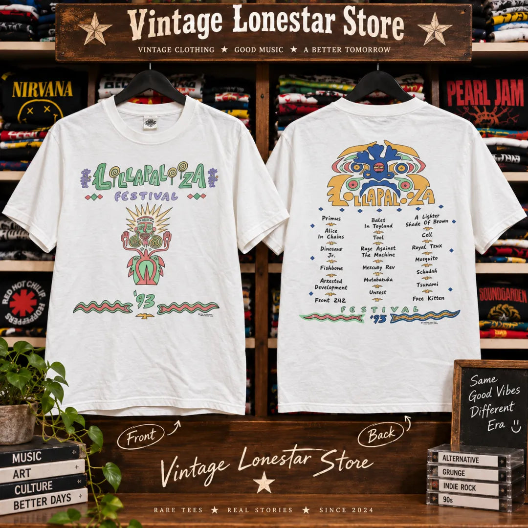 Vintage Lollapalooza 90s Tour T-Shirt