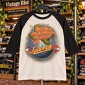1982 Texxas Jam Retro Raglan Shirt — Dallas & Houston — front view