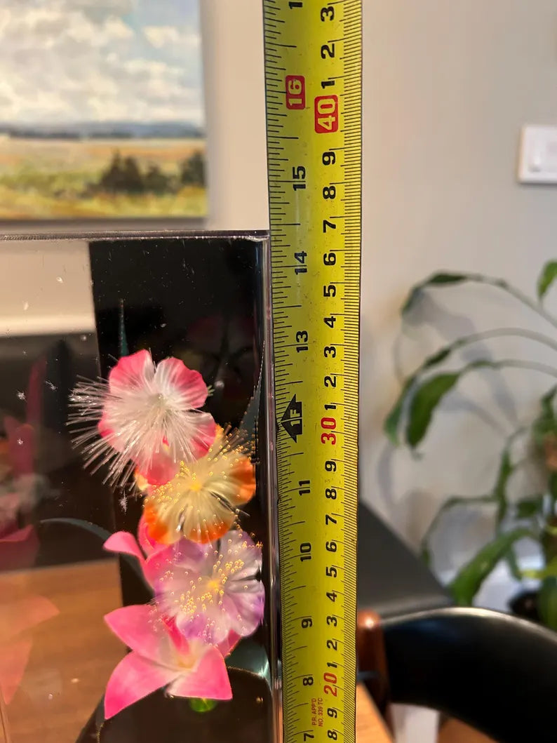 Vintage Fiber Optic Lamp floral lamp