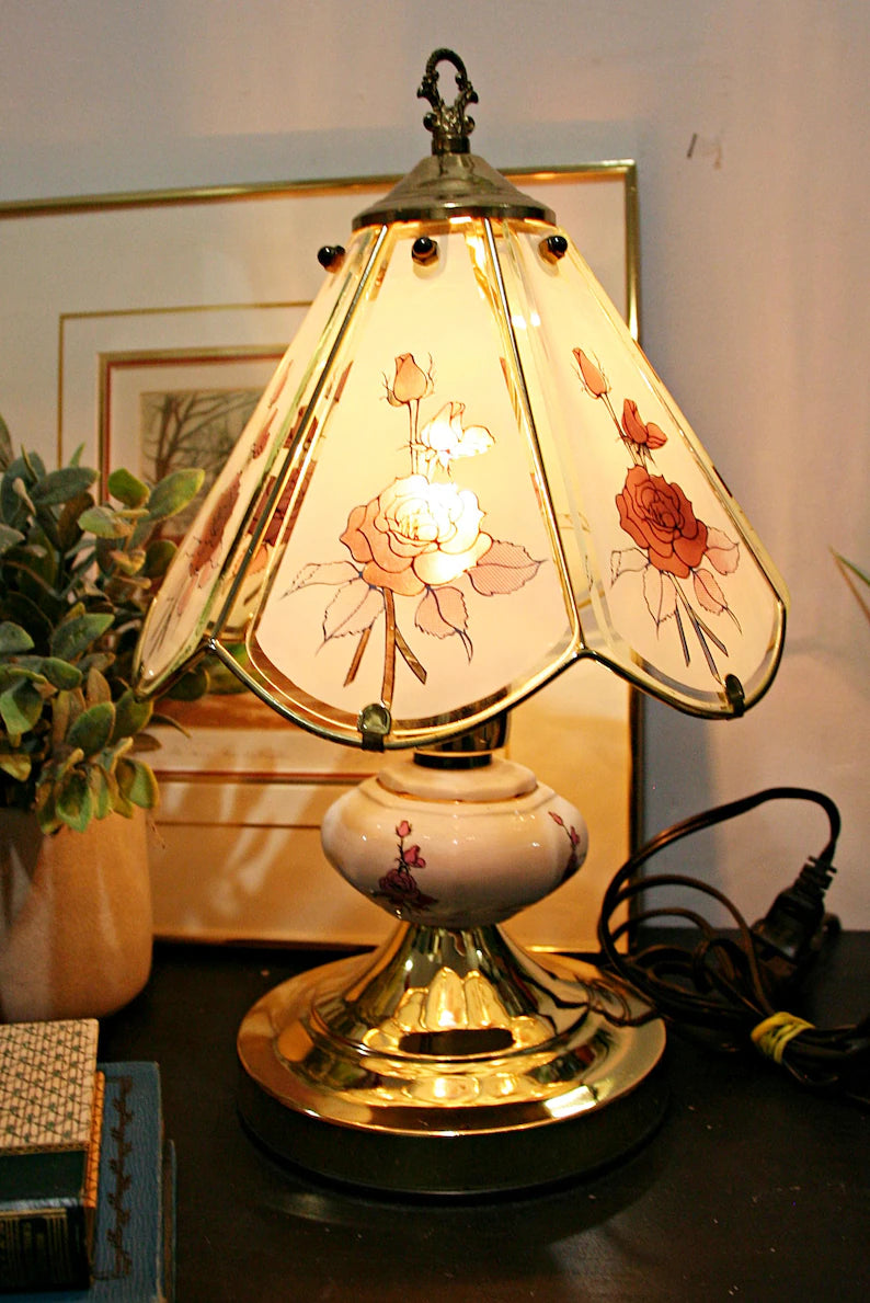 Vintage Hollywood Regency Touch Lamp