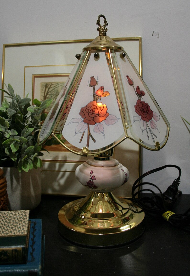 Vintage Hollywood Regency Touch Lamp