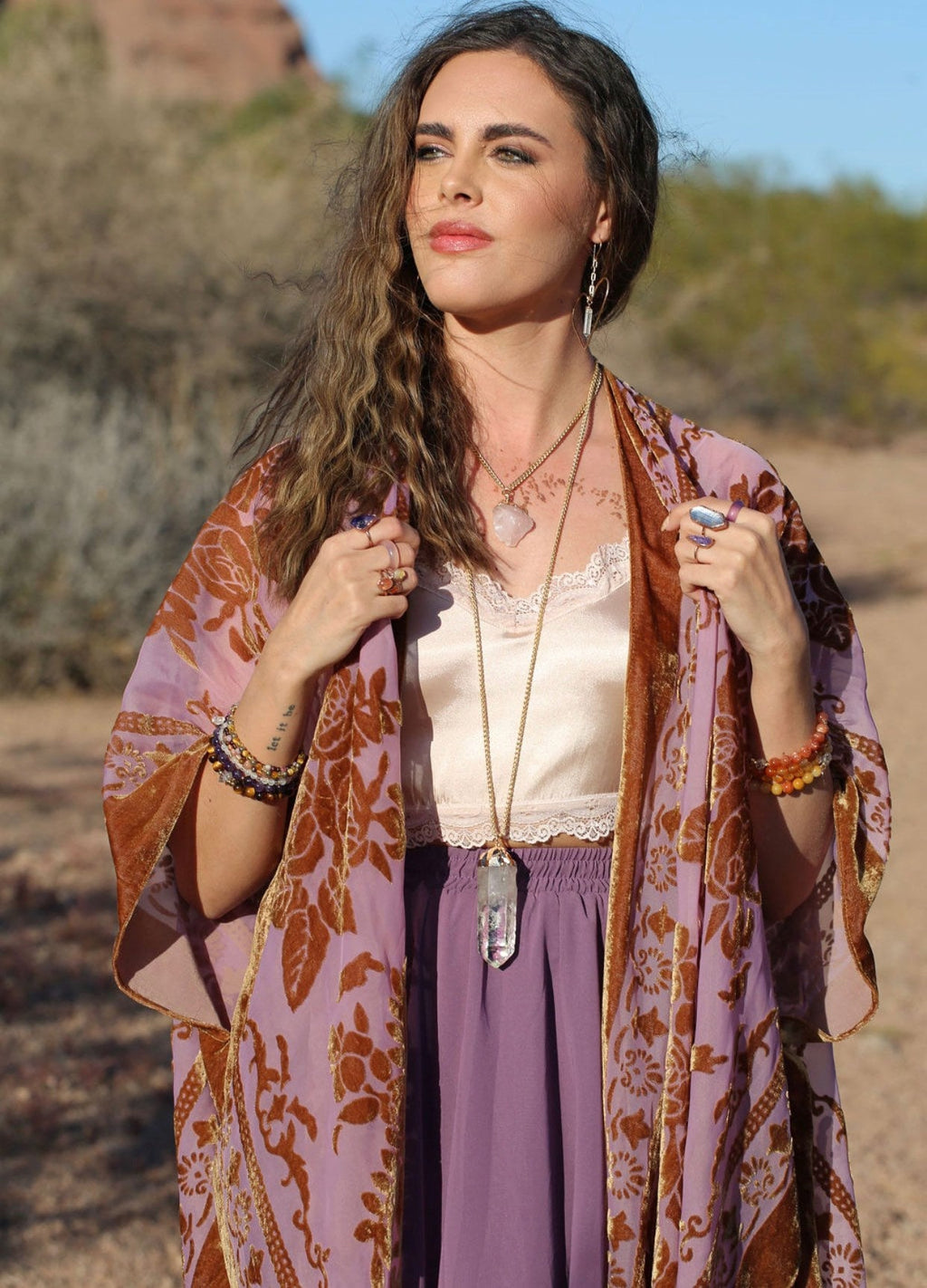 Extra Large Brazilian Crystal Quartz Pendant