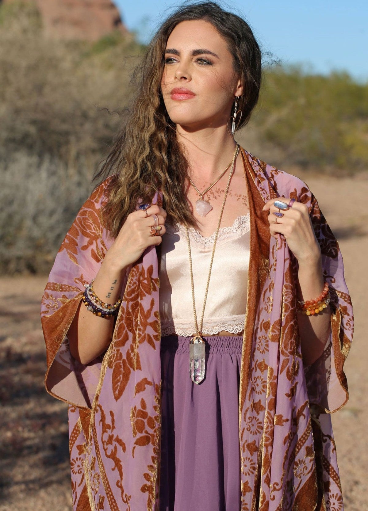 Extra Large Brazilian Crystal Quartz Pendant