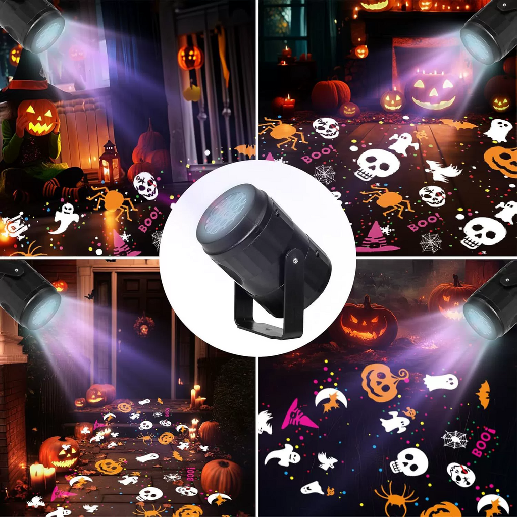 Halloween Party Projection Light, Immersive Festival Ambient Decor Lamp