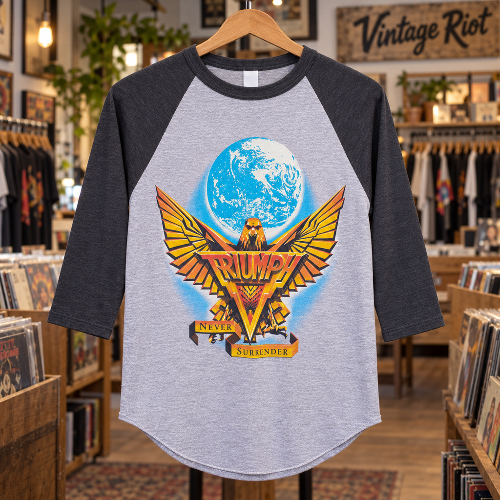 Three-Quarter Sleeve Raglan front