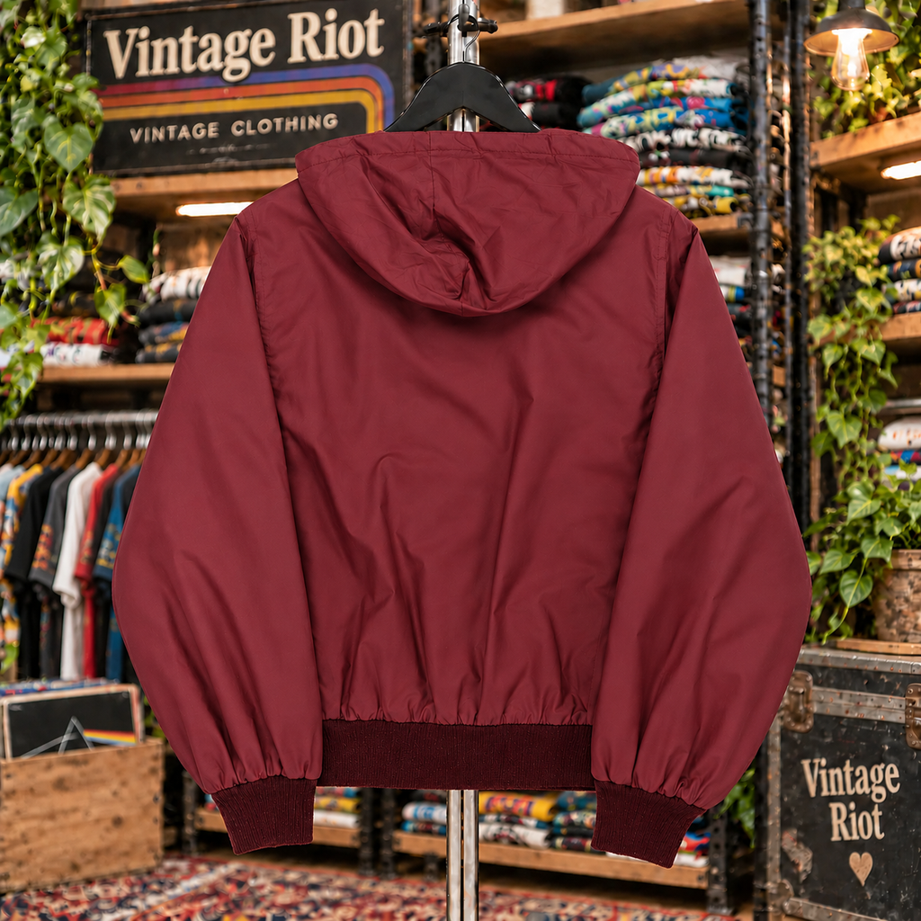 AC/DC For Those About to Rock Retro Hooded Jacket — back view