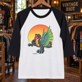 1978 Rolling Stones Happy Birthday Mick Retro Raglan front