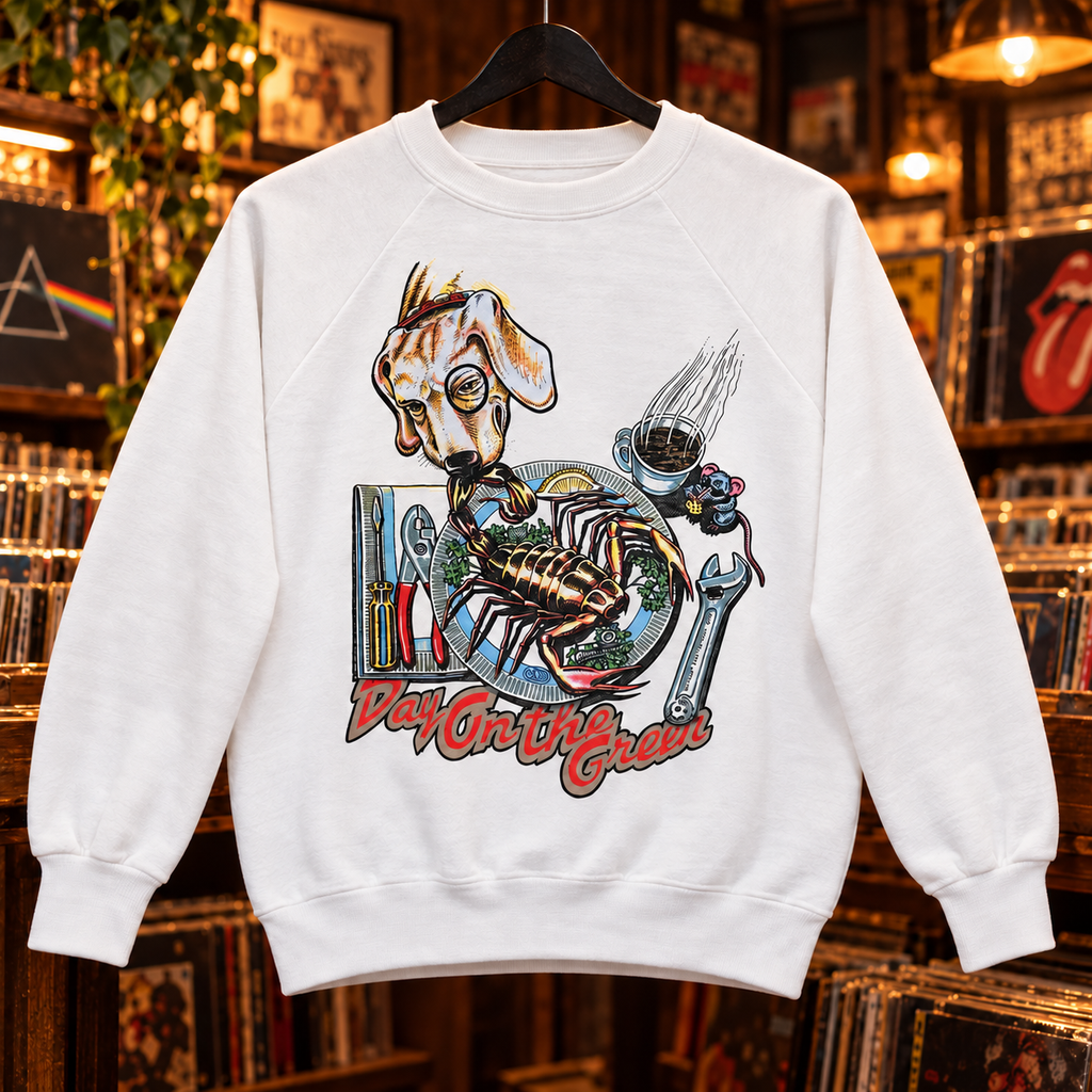 1985 Day on the Green Retro Crewneck Sweatshirt — Oakland Stadium - front