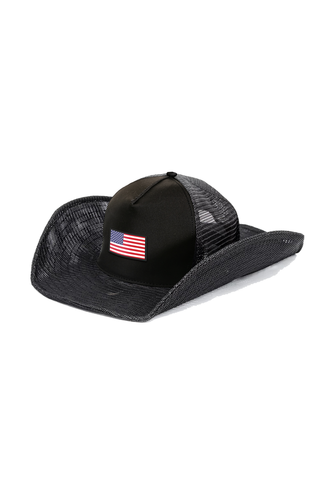 USA FLAG: RED WHITE & BLUE COWBOY SNAPBACK: 5 PANEL