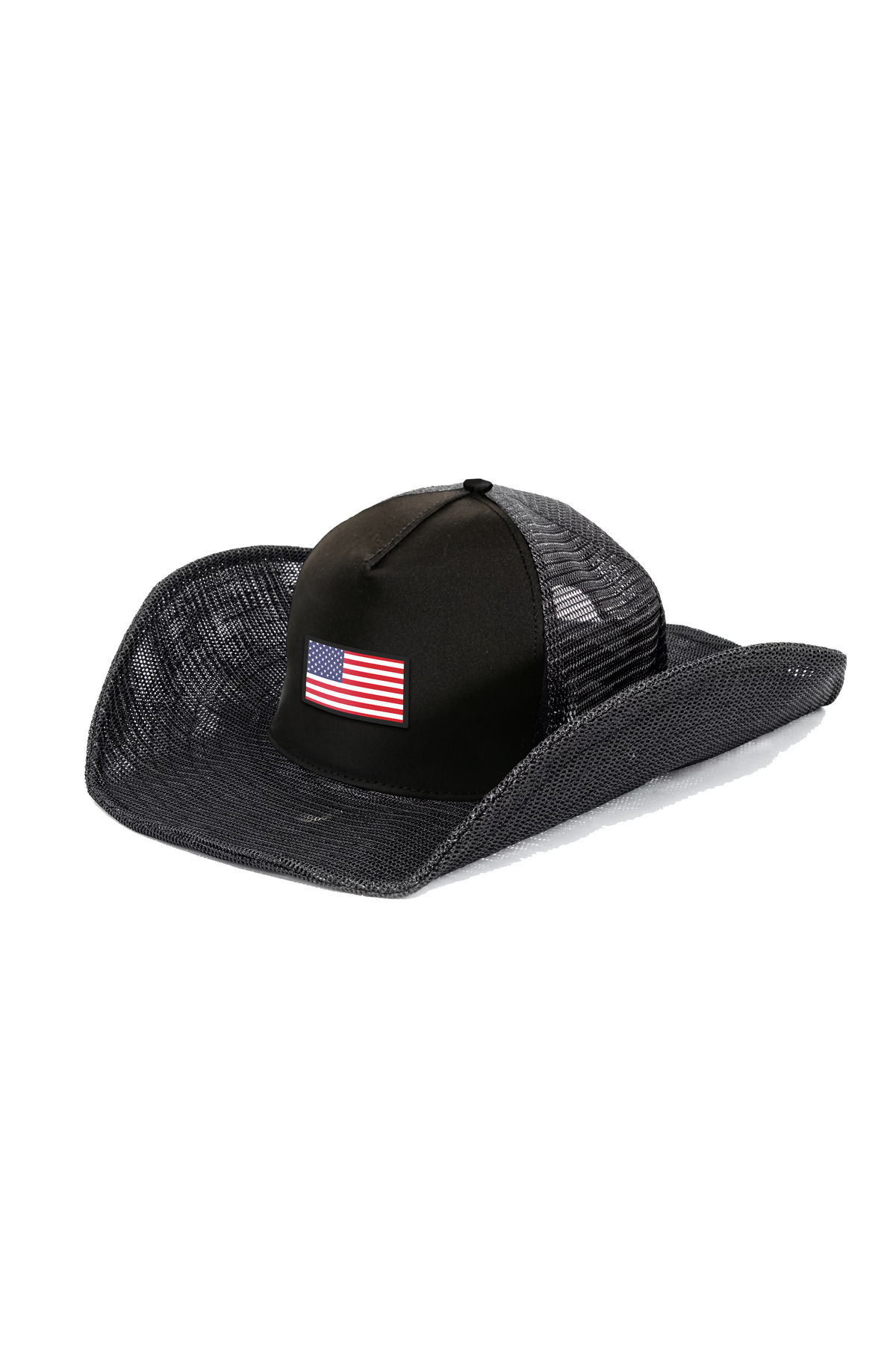USA FLAG: RED WHITE & BLUE COWBOY SNAPBACK: 5 PANEL