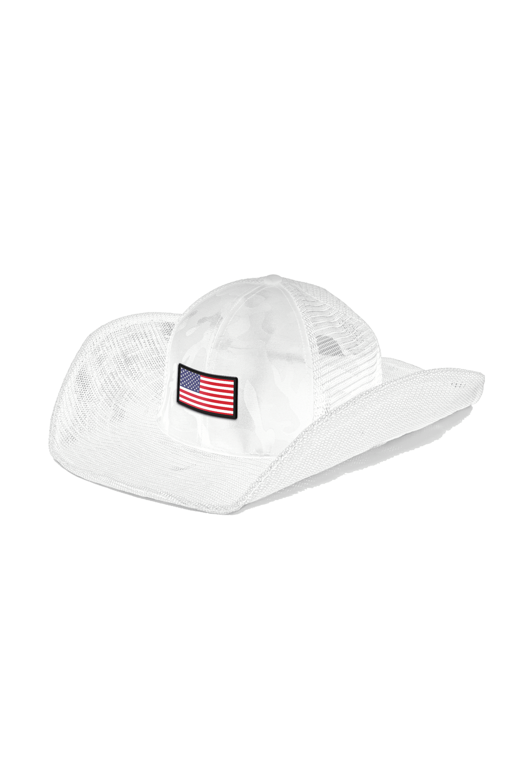 USA FLAG: RED WHITE & BLUE COWBOY SNAPBACK: 6 PANEL