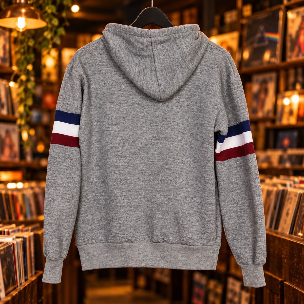 1981 Rolling Stones JFK Stadium Retro Zip Hoodie — Electric Factory Crew Style - back